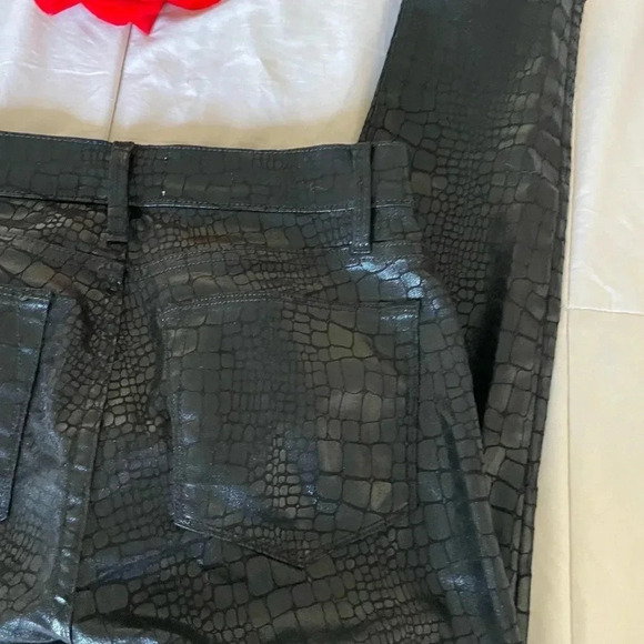 Frame le high Croc metallic skinny denim - Picture 9 of 14